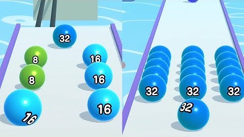 Ball Run 2048 GamePlay Level 94 - 95 ( Android & IOS GamePlays )