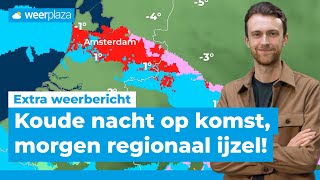 Download Lagu Let op: morgen regionaal kans op ijzel! | Extra Weerbericht MP3