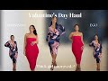 Fashion nova try on haul valentines edition thick girl approved hazel a