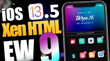 EW9 a Xen HTML awesome widget theme!  (Top Cydia Tweaks iOS 13.5)