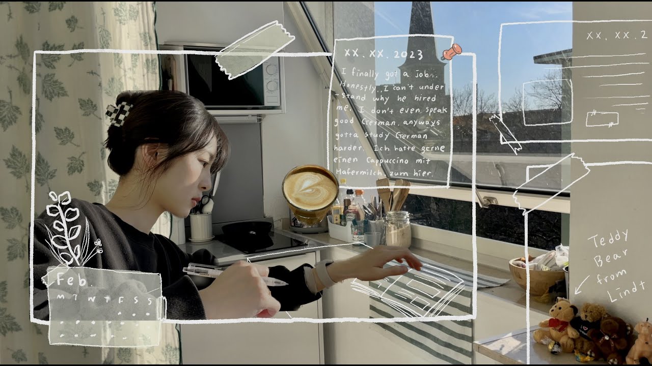 Living Alone in Germany | ep 02. 독일어 초보가 독일에서 일 구하기! 가능할까..? | 독일 워홀