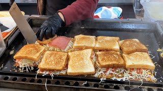 MOST FAMOUS EGG SANDWICH! MYEONGDONG STREET FOOD TRUCK TOAST -  KOREAN STREET FOOD