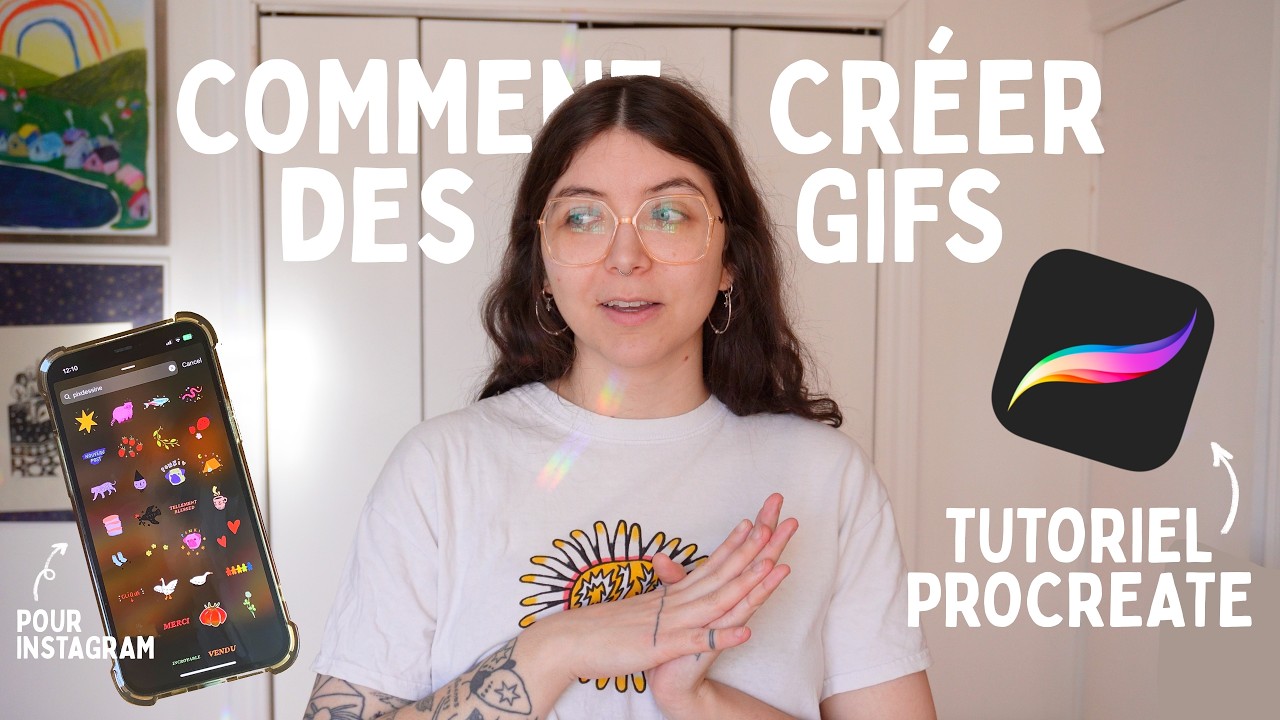 le secret des gifs animés ✹ comment j'anime mes dessins en papier (tutoriel)