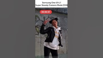 Samsung One UI 4.1 Super Steady Camera Mode [OIS] #Shorts