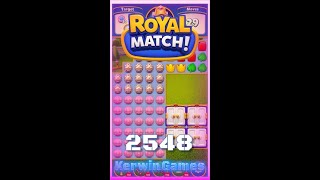 Royal Match Level 2548 - No Boosters Gameplay