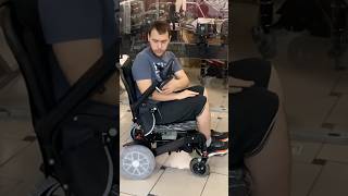 Акция на складную инвалидную коляску с электроприводом - Eco Koleso i5⚡️#инвалиднаяколяска