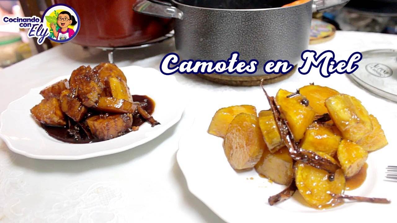 Preparando unos Riquísimos CAMOTES EN MIEL