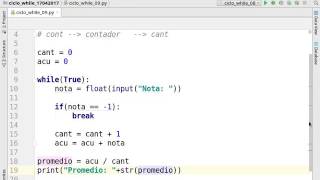 [Live Class] Solved exercise of averaging with a while loop in Python 3
