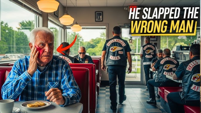 An 81 Years Old Veteran Slapped in a Diner… An Hour Later, His Son Walked In with Hells Angels - YouTube