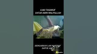 Ilmu Tasawuf Datuk Amin Waliyullah