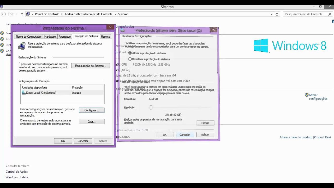 Como Criar Um Ponto De Restauracao No Windows 8
