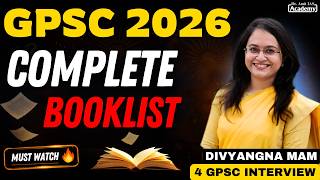 GPSC 2026 Complete Booklist | Prelims + Mains Best Books | Dr Amit Academy