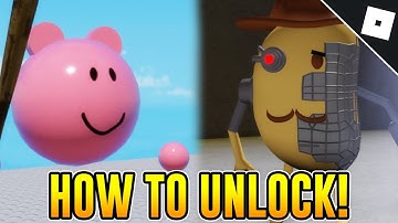 How to get the "CYBORG MR.P" AND "WHAT THE WORLD.." BADGES in PIGGY RP: INFECTION | Roblox