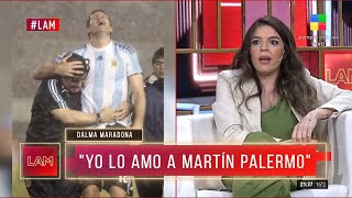 🎙️ Dalma Maradona, sobre la emoción de Palermo al recordar a su padre: 