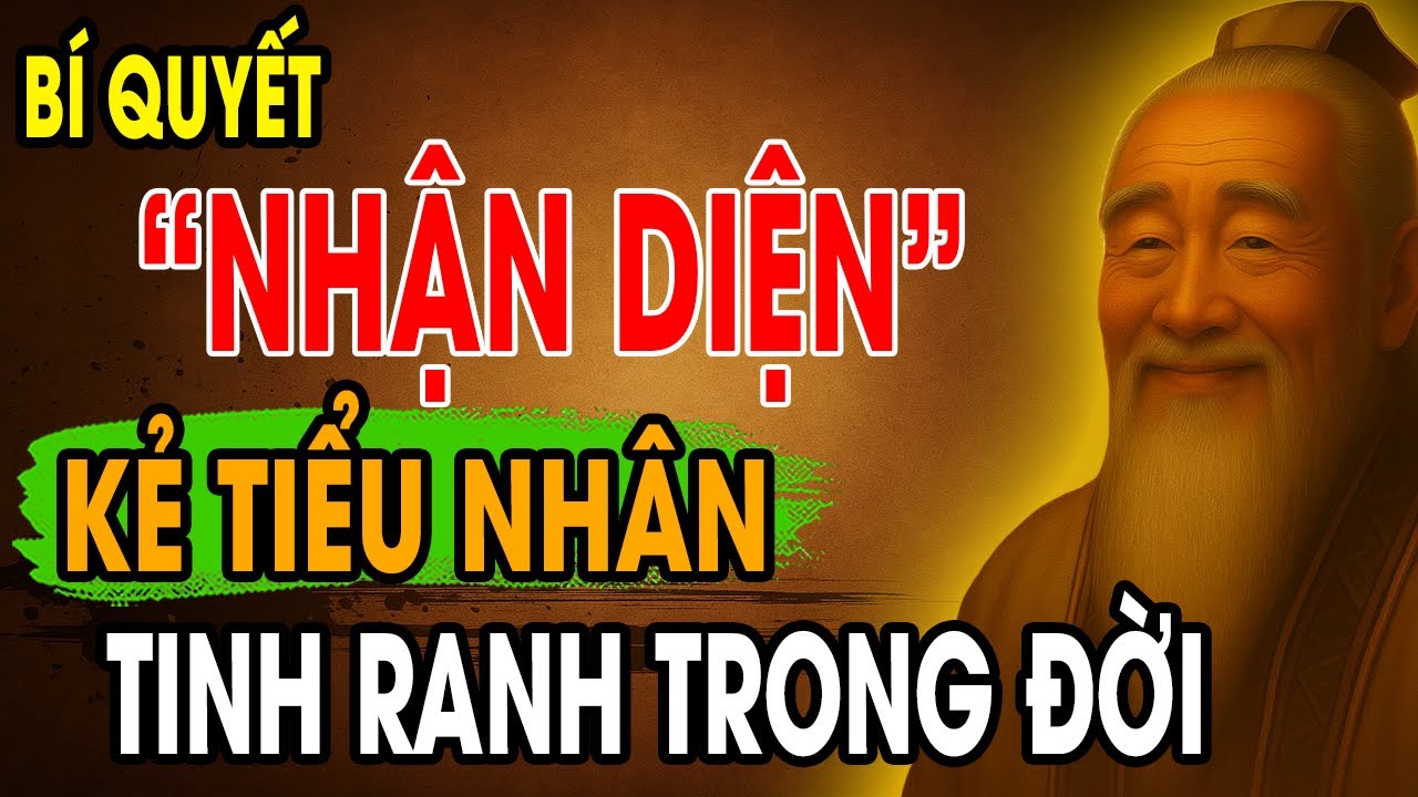 CỔ NHÂN DẠY: Bí Quyết Sống Khôn Ngoan giúp bạn NHẬN DIỆN Kẻ Tiểu Nhân ...