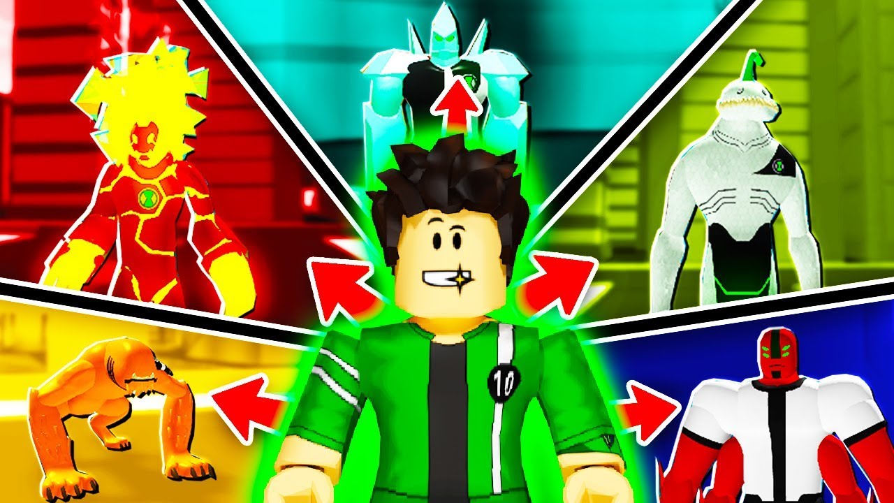 Become Ben 10 Transform In Roblox Youtube - evil ben 10 vs ben 10 in roblox ben 10 arrival of aliens youtube