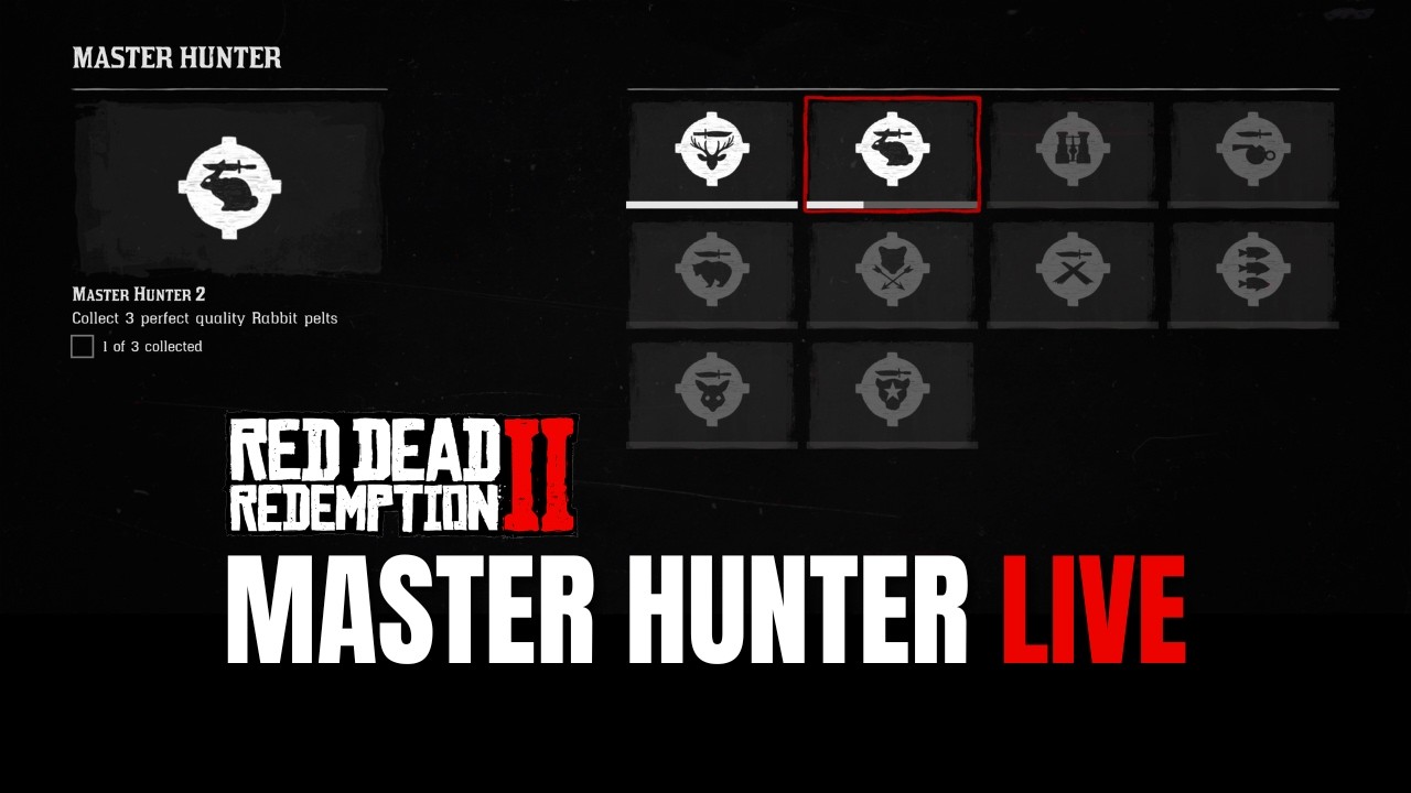 RDR2: Master Hunter Challenges | LIVE | #rdr2 #reddeadredemption # ...