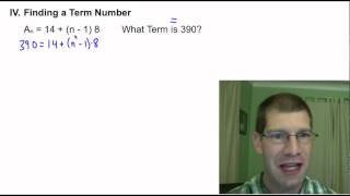 Algebra 2: 3.8 Explicit Formulas for Arithmetic Sequences