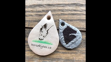 Polymer clay tutorial for water slide transfers using an inkjet printer