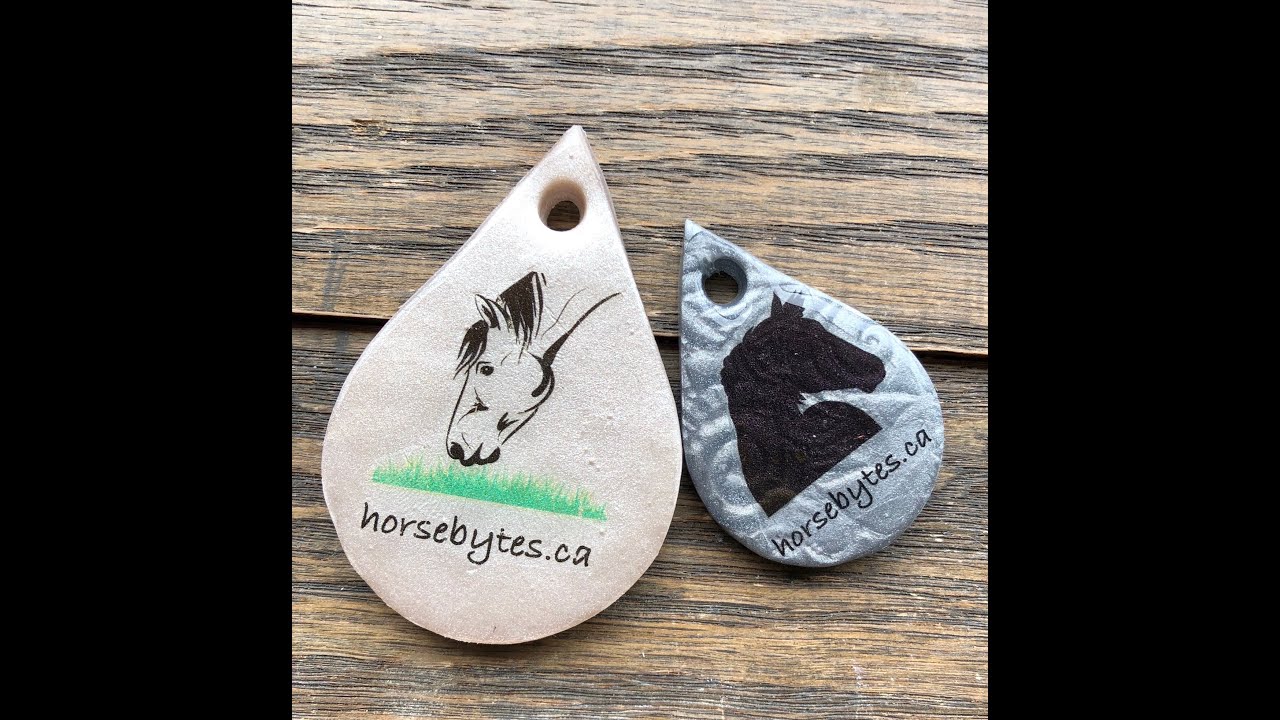 Polymer clay tutorial for water slide transfers using an inkjet printer