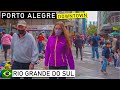Downtown Porto Alegre 🇧🇷 Rio Grande do Sul, Brazil |【4K】2021