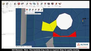 HyperWorks 2021: Element Edit, Move
