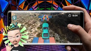 Extreme impossible car racing stunts simulator - Mustang GamePlay Android screenshot 5