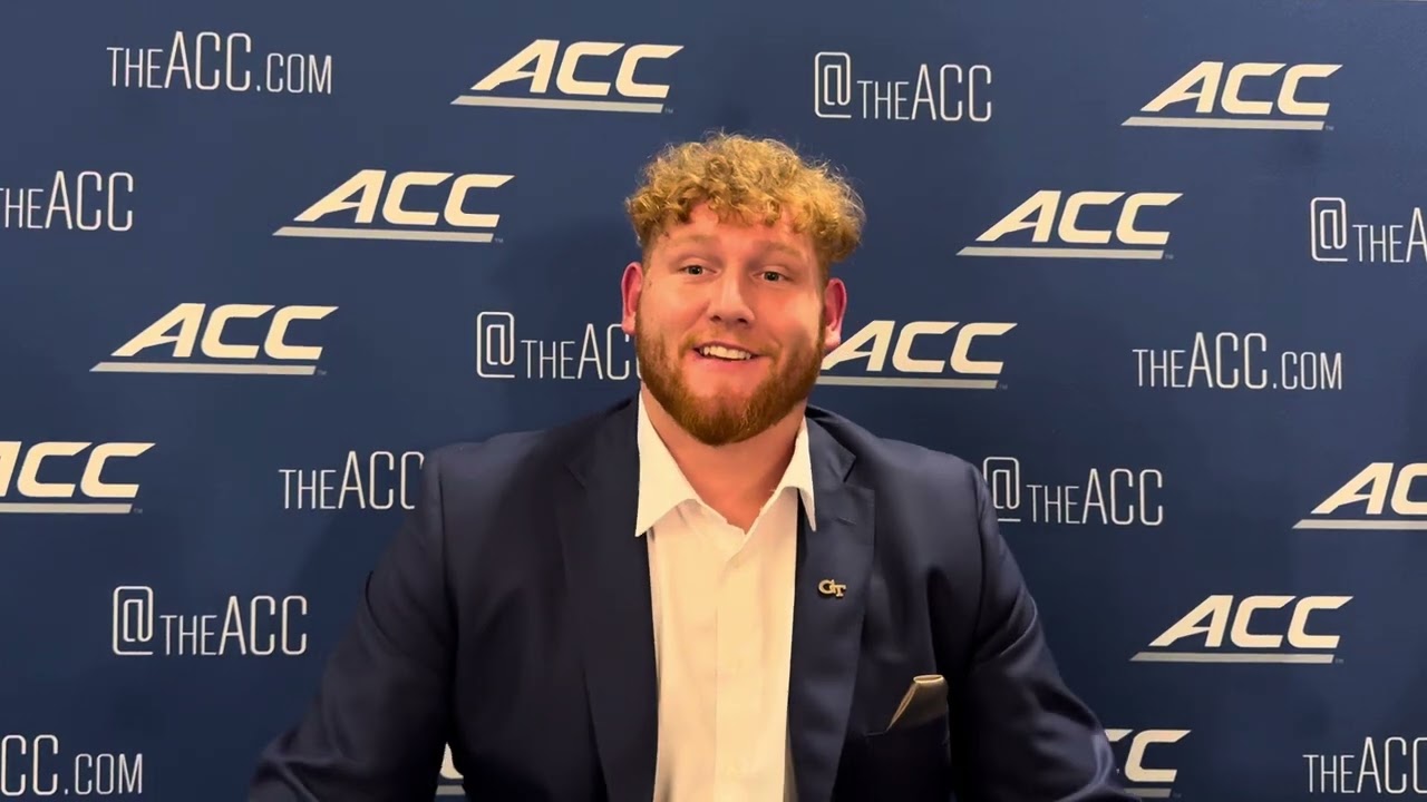 JOL TV: Georgia Tech OL Keylan Rutledge at the ACC Kickoff