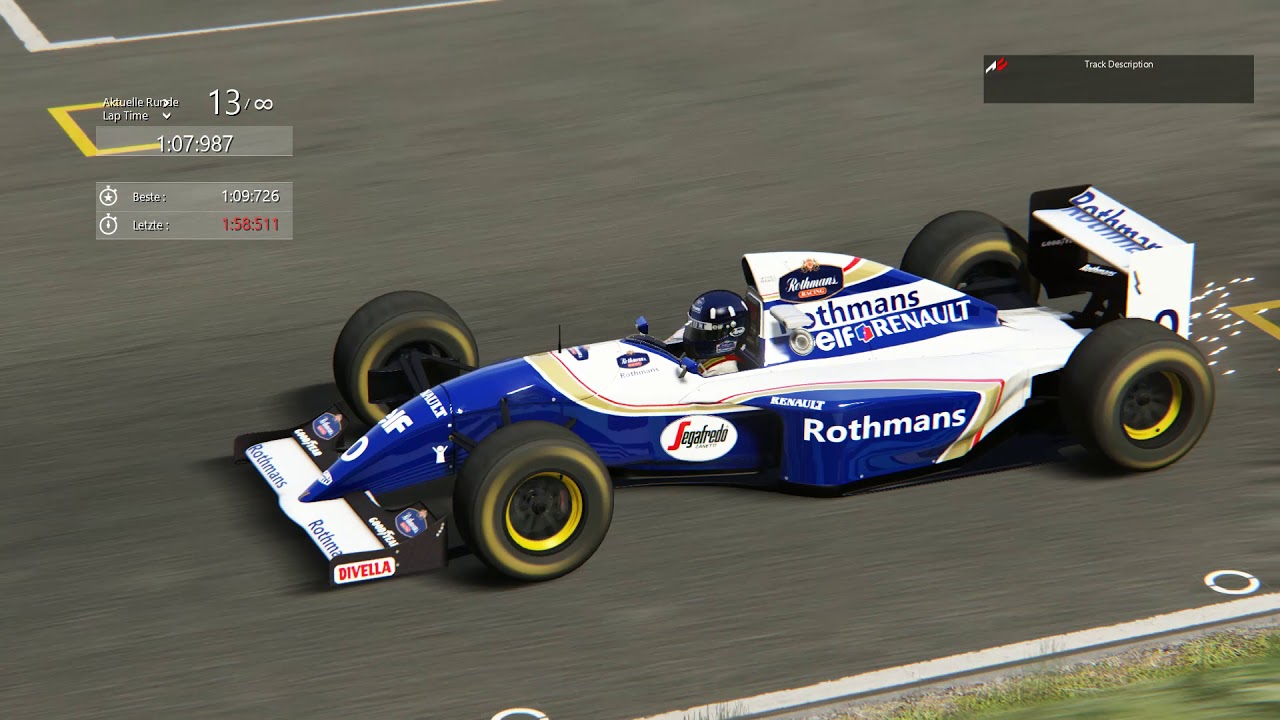 ACFL F1 1994 Server - Track : Okayama - Car : FW16B