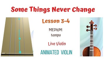 SOME THINGS NEVER CHANGE 🦌 | Frozen 2 | Lesson 3–4 | MEDIUM tempo | Animated Violins & Backing Track
