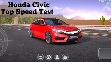 Honda Civic Top Speed Test Parking Master Multiplayer 2