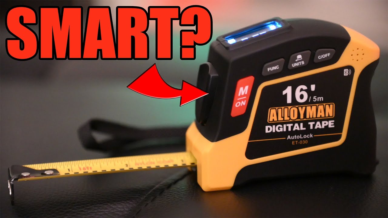 Tape Measures Are Smart Now? Alloyman Digital Tape Measure 