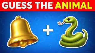 Guess The ANIMAL By Emojis? 🐶🐾 Super Fun Animal Emoji Puzzle screenshot 1