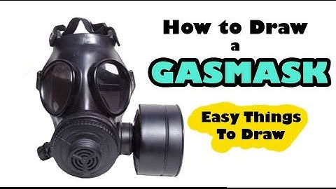 How to Draw a Gas Mask - Steampunk - Easy Things to Draw