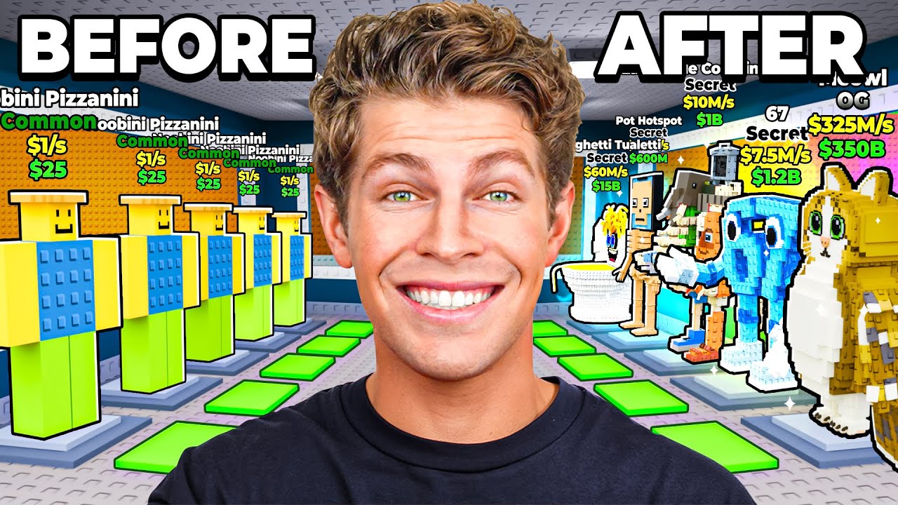 I Upgraded My Friends Base in Steal a Brainrot!