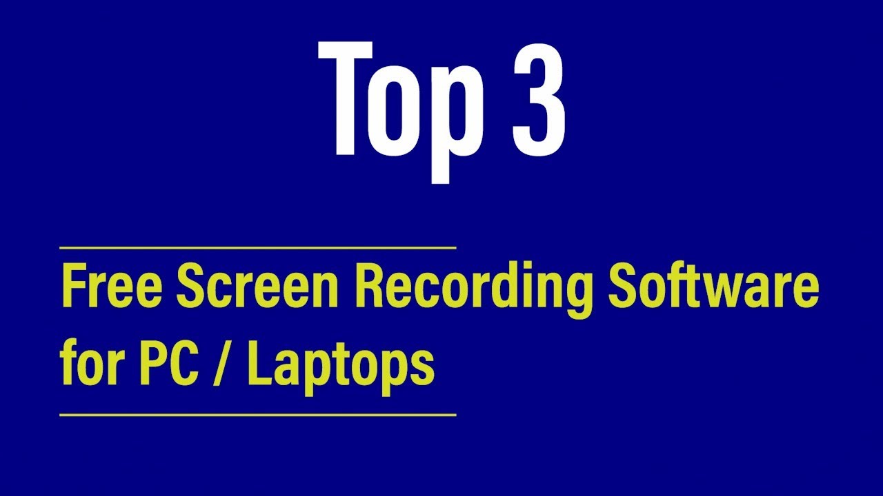 Best free screen recording software mac