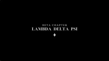 Lambda Delta Psi: Alpha Gamma Reveal Video
