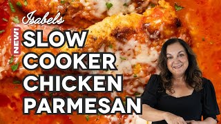 Slow Cooker Chicken Parmesan | Easy, Full Family Dinner!