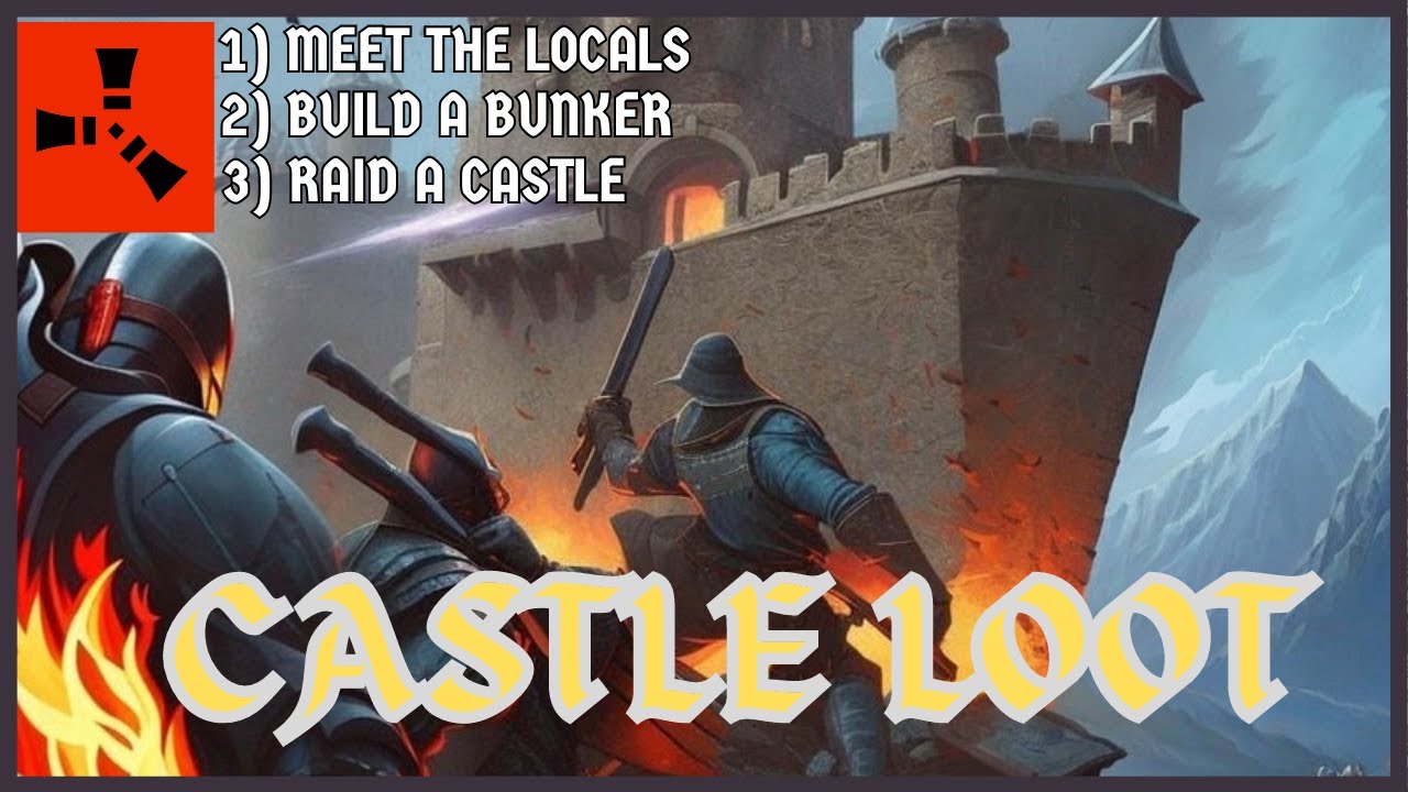 I ECO RAIDED a CASTLE on the Most Medieval Server in Rust