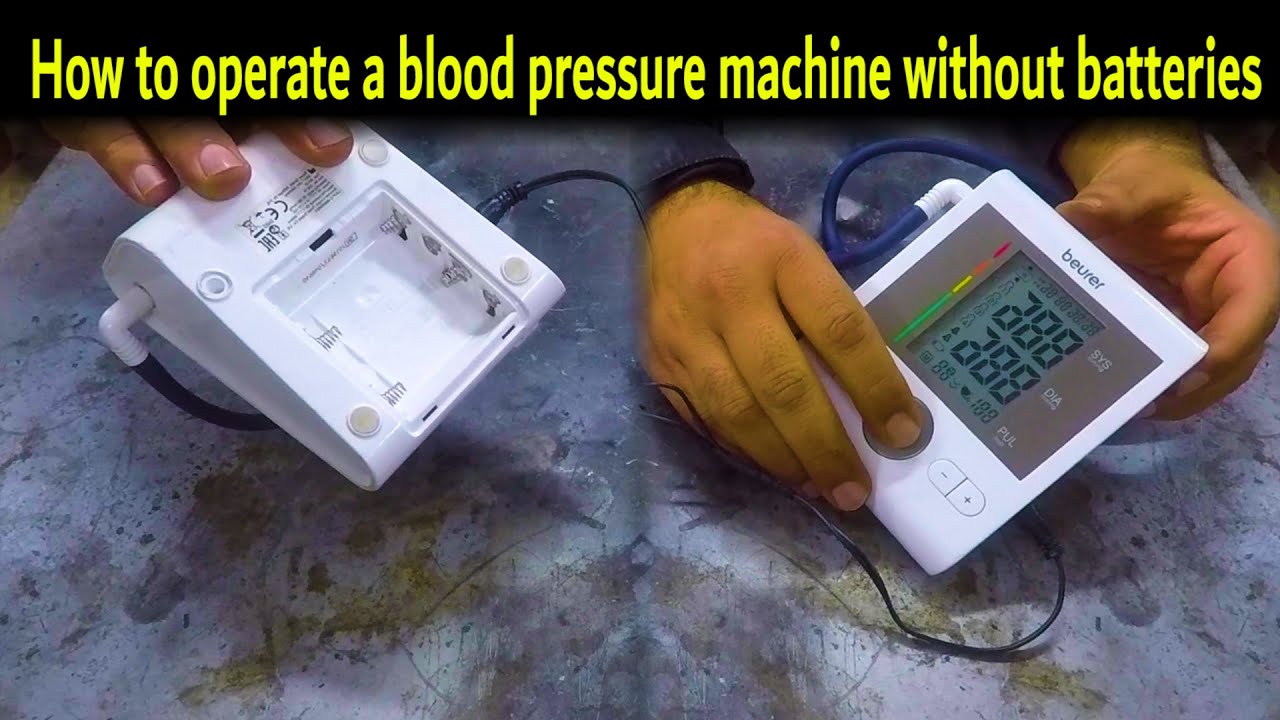 Bp Operates Machine How to operate a blood pressure machine without batteries #viral # ...