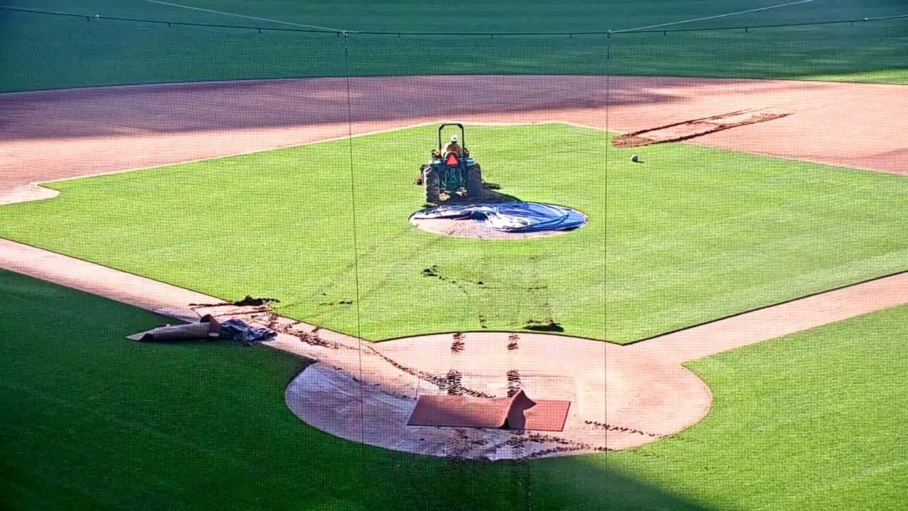 Man Illegally Enters Miller Park Causes Damage To Field YouTube