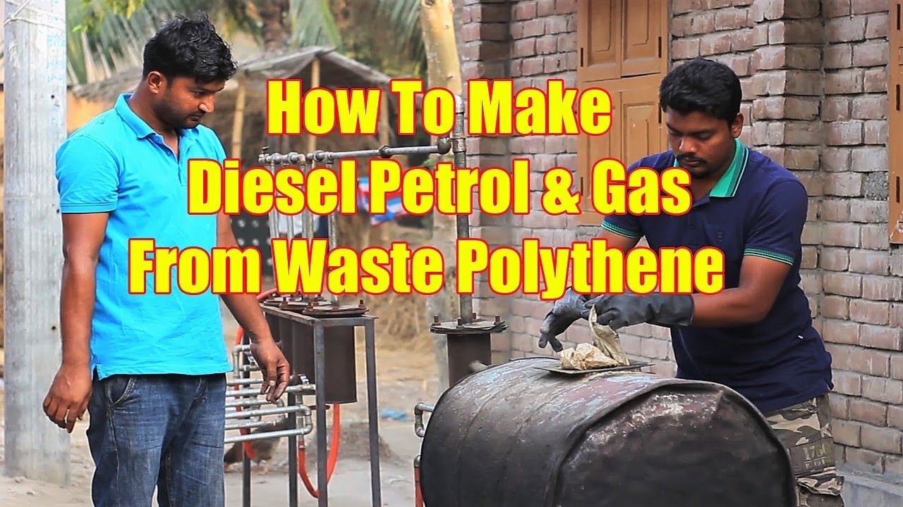 মেশীন টা কিভাবে বানাবেন | How to make Diesel Petrol & Gas from Waste Polythene | Deshantor tv