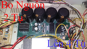 Hướng dẫn thay bo lọc nguồn 4 tụ SVA cho âm ly hỏng bo nguồn hoặc nâng cấp bo nguồn