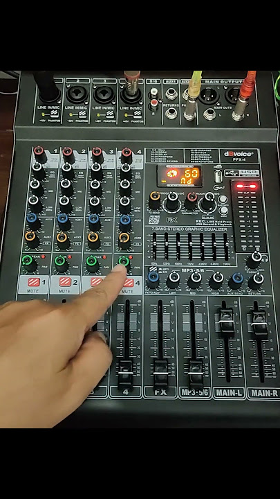 Memisahkan vokal dan musik #settingmixer #audiomixer #efekmixer #voiceeffects #audio