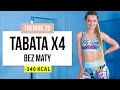 Wyzwanie 90 DNI | TRENING 20: Tabata x4 | Monika Kołakowska