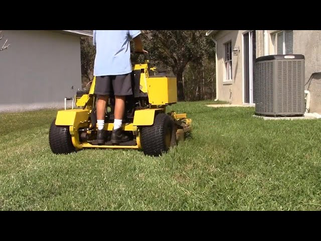 Great Dane Super Surfer Series 2 mowing 