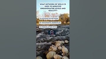 Groundwater Monitoring Networks