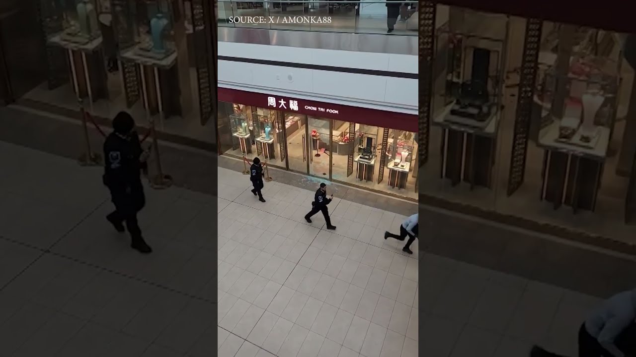 Another GTA Jewelry Store Robbery Caught On Camera As Police Provide Community Support