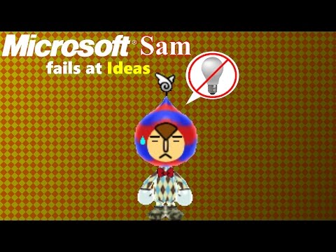 Microsoft Sam fails at Ideas