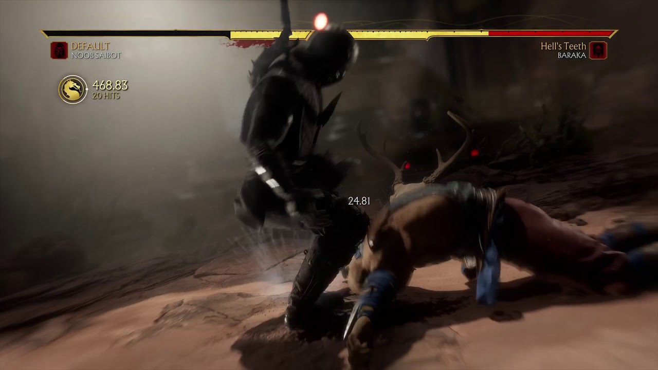 MK11 Noob Saibot (Super Combo 4 + Fatal Blow) YouTube